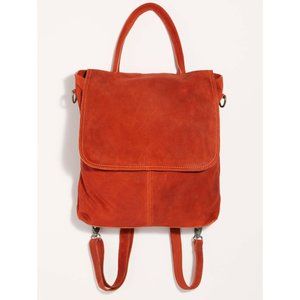 NWT Free People Paris Convertible Backpack / Crimson